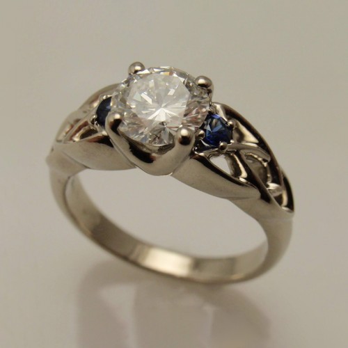Custom Celtic Engagement Ring