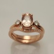 Custom Rose Gold Wedding Set