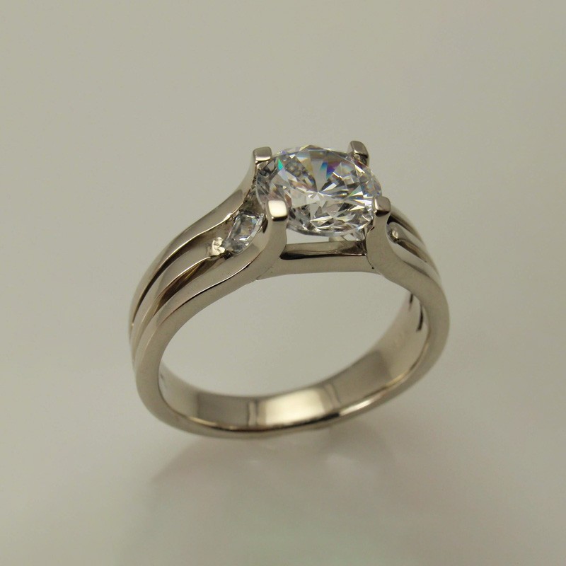 Custom Three Stone Ring