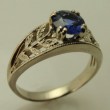Custom Vintage Leaf & Vine Ring