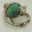 Custom Freeform Opal Wedding Set
