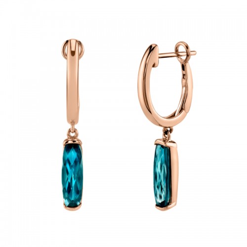 London Blue Topaz Earrings