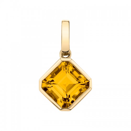 Modern Citrine Pendant