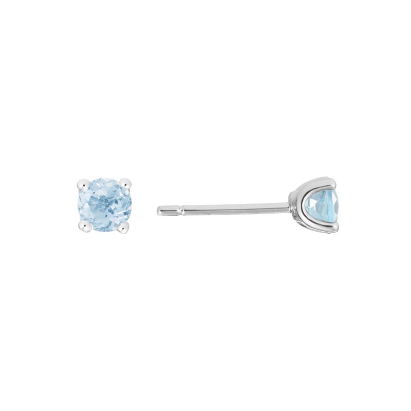 Aquamarine Stud Earrings