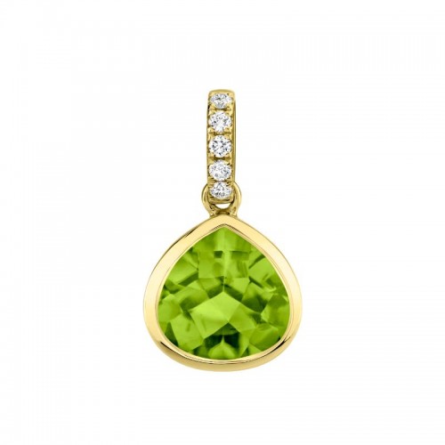 Peridot Teardrop Pendant