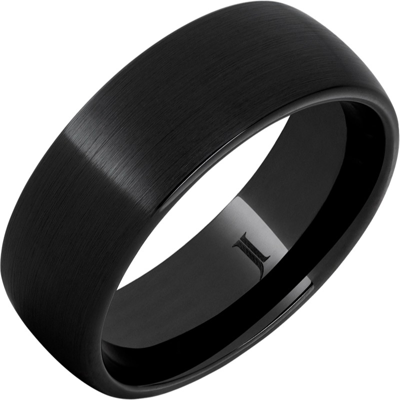 Black Diamond Ceramic&trade; Ring With Satin Finish