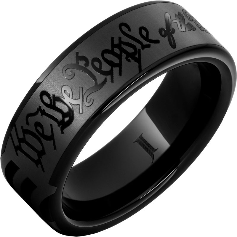 We The People - Heritage Ring in Black Diamond Ceramic&trade;