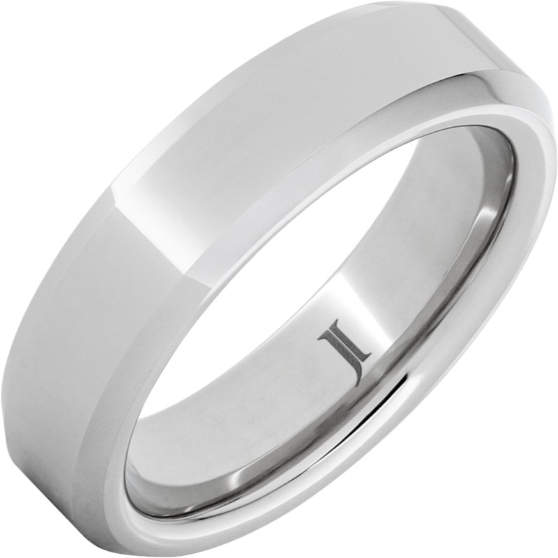 Miravir - Serinium&reg; 6mm Beveled Polished Ring