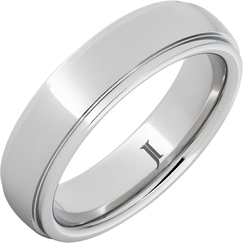 Serinium&reg; Dome Ring with Recessed Edges