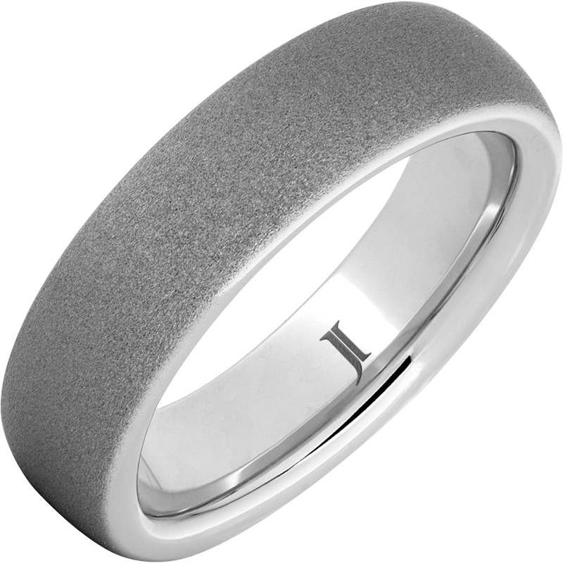 Serinium?Men's Sandblast Finish Ring