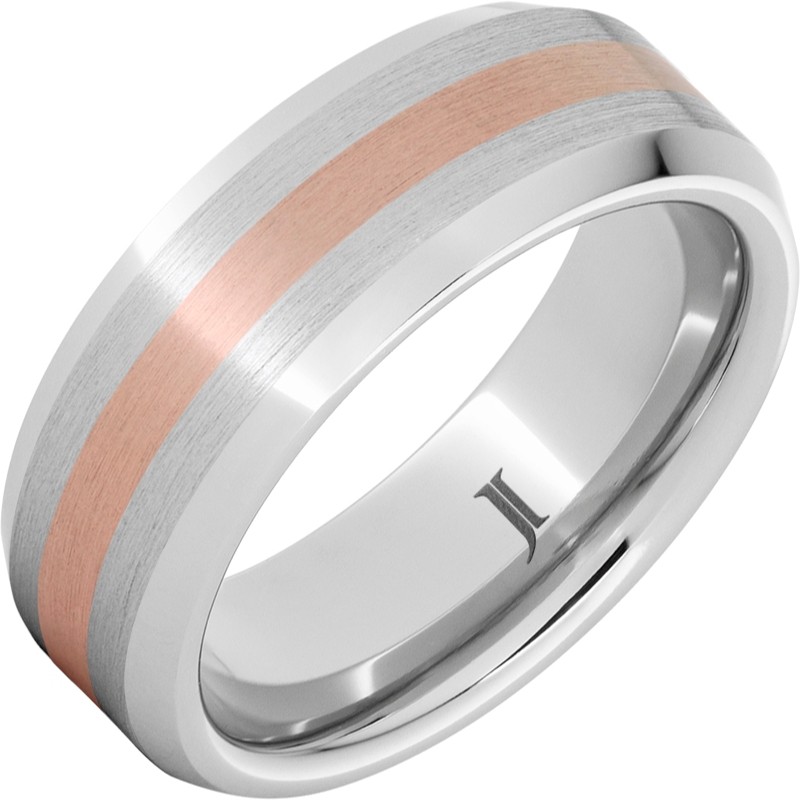 Endeavor - Serinium&reg; 14K Rose Gold Inlay Ring
