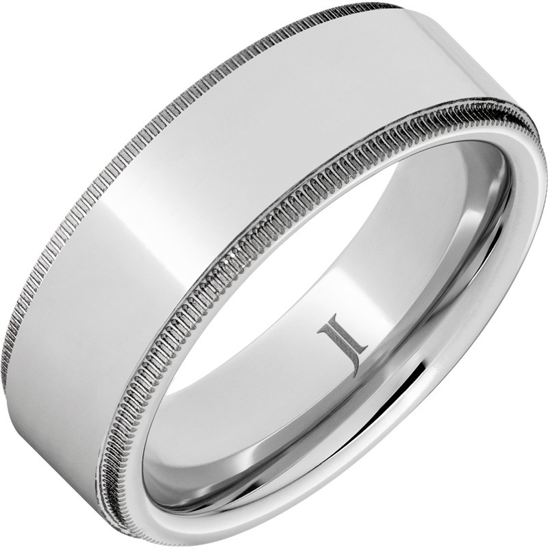 Polished Serinium&reg; Ring with Milgrain Edges