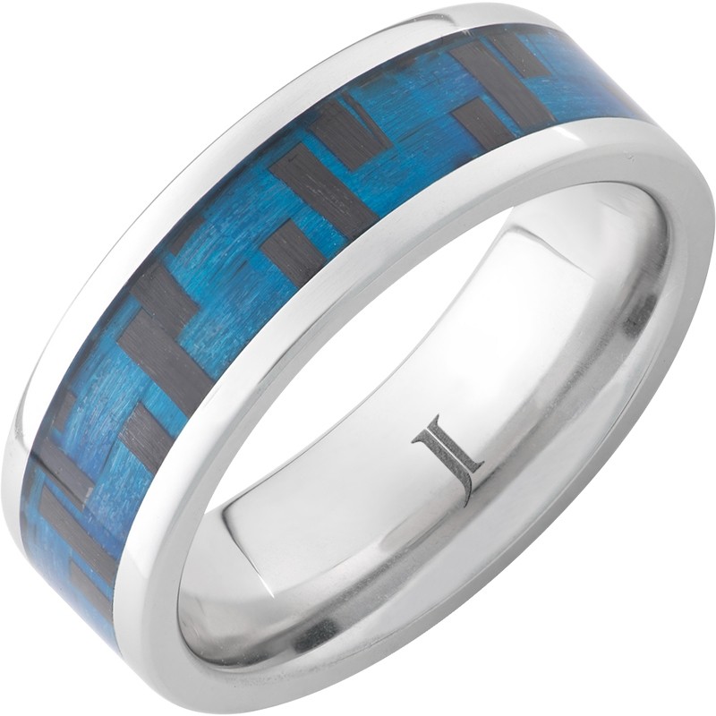 Cyber Blue - Serinium&reg; Blue Carbon Fiber Ring