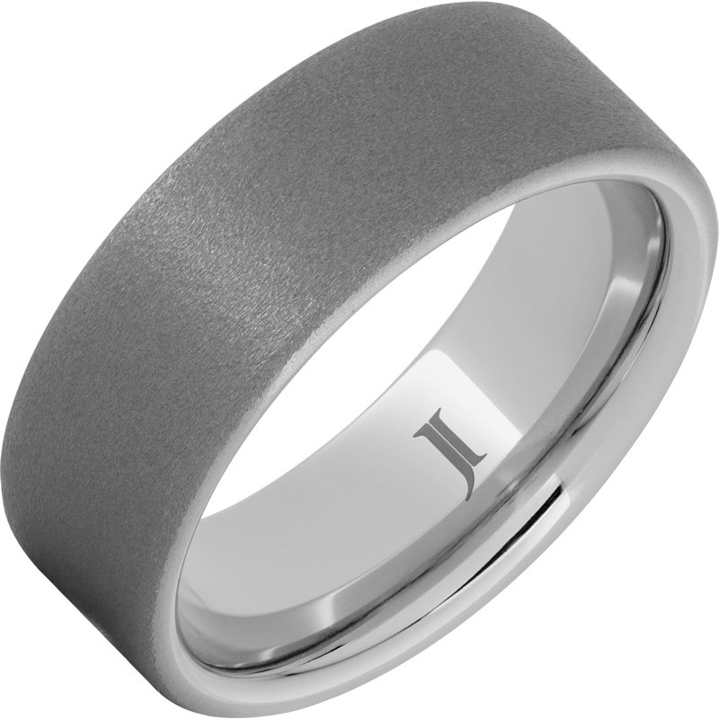 Serinium&reg; Classic Ring with Sandblast Finish