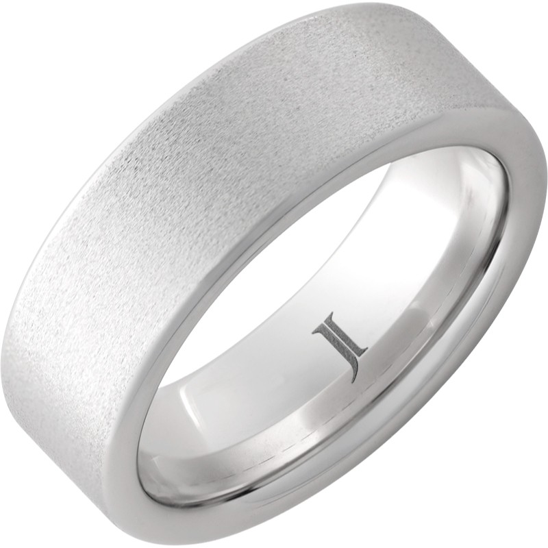 Serinium&reg; Ring with Stone Finish