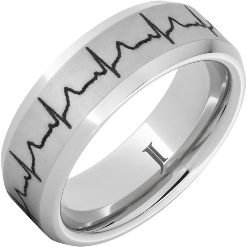 Heartbeat - Serinium&reg; Custom Engraved Ring