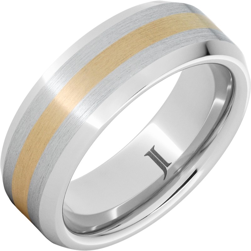 Serinium&reg; 14K Yellow Gold Inlay Ring