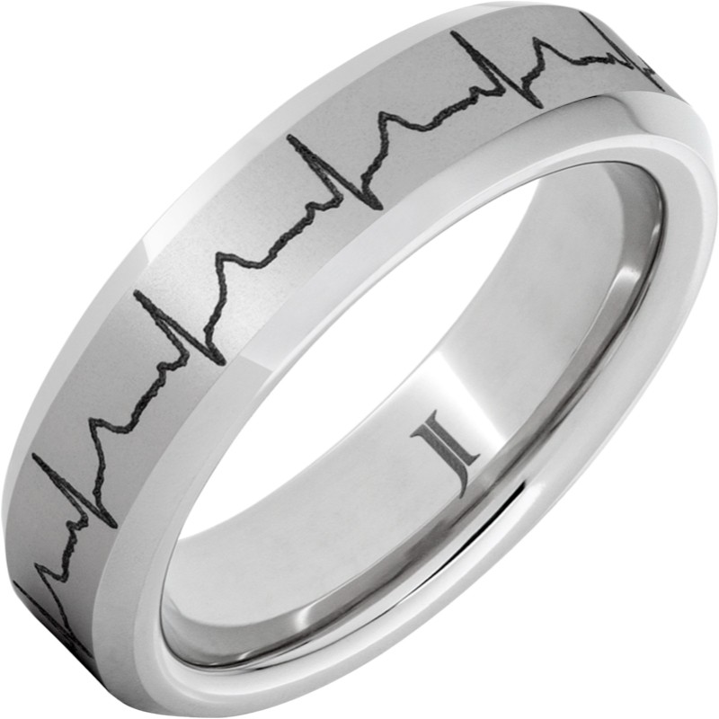Heartbeat - Serinium&reg; Custom Engraved Ring