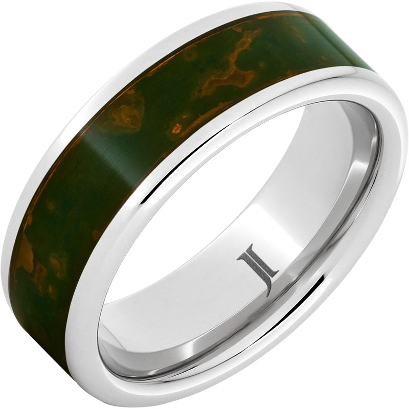 Serinium&reg; Royal Copper&trade; Ring with Dark Green Patina