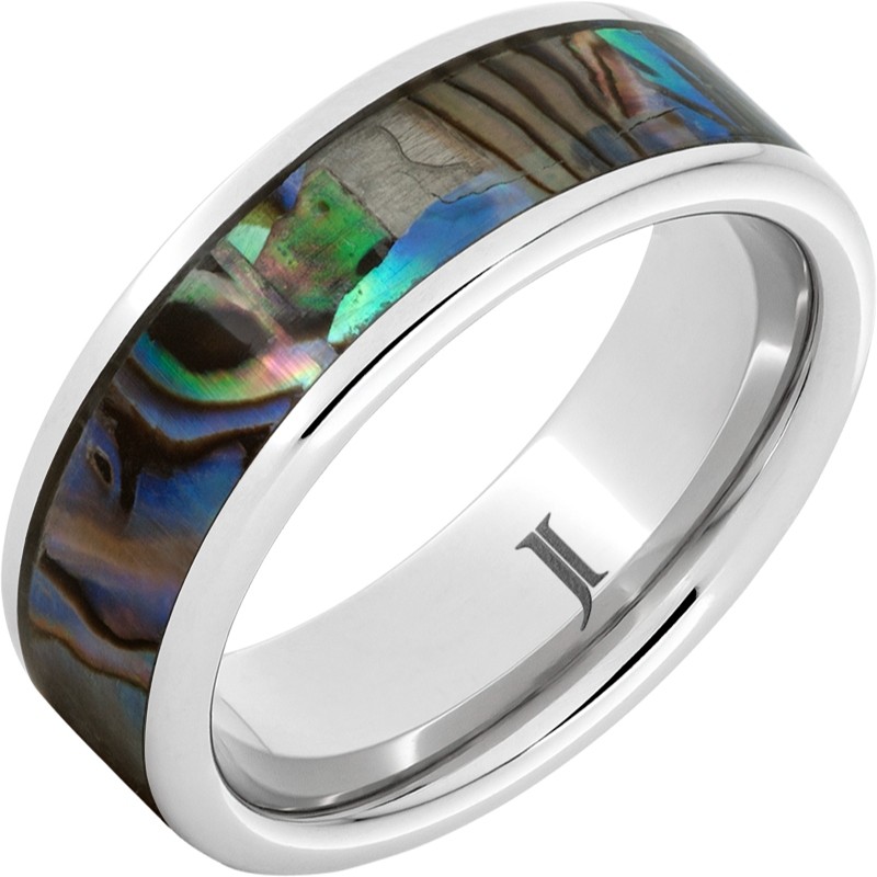 Serinium&reg; Abalone Inlay Ring