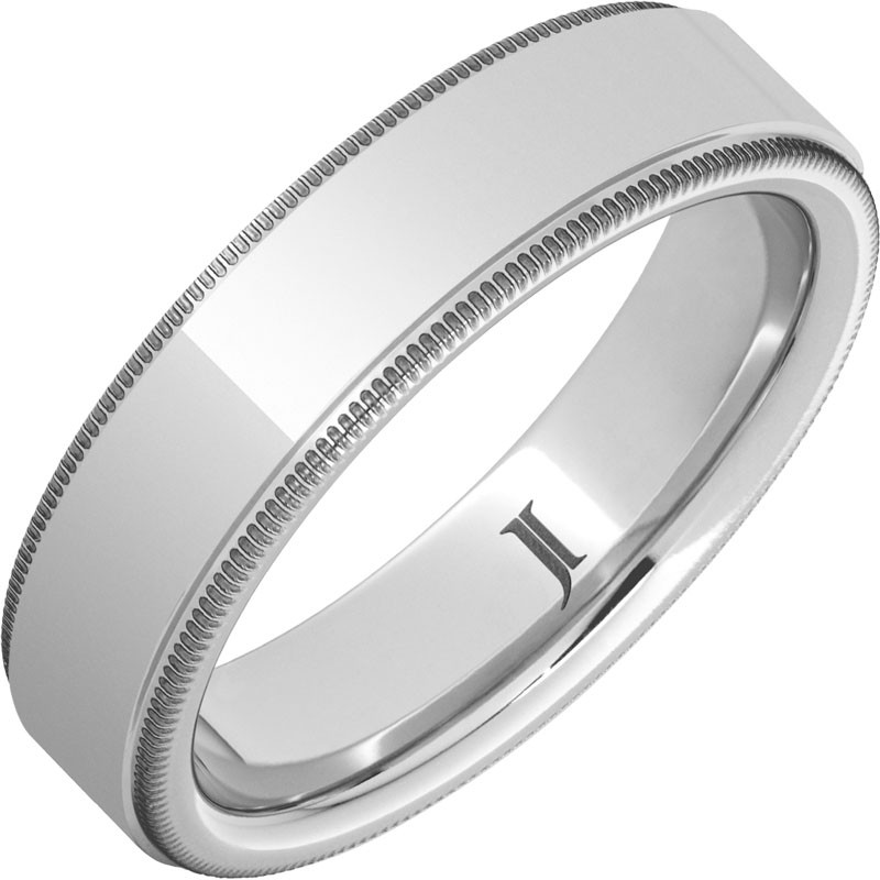 Serinium&reg; Ring with Milgrain Edge