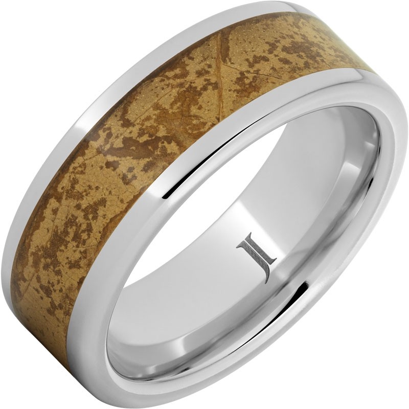 Rothschild - Serinium&reg; Natural Cigar Inlay Ring