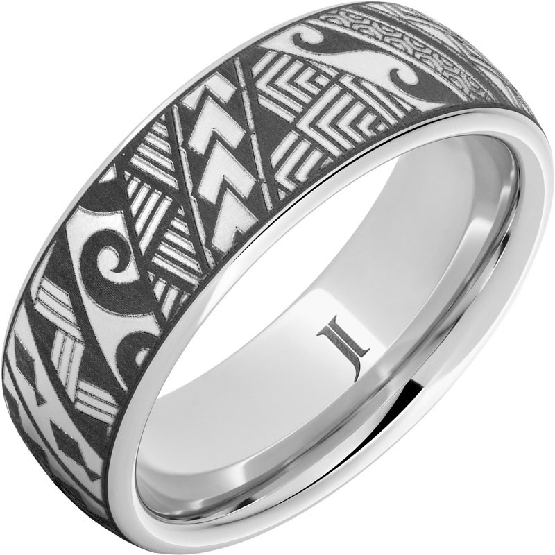 The Wayfinder - Traditional Maori Pattern Serinium&reg; Ring