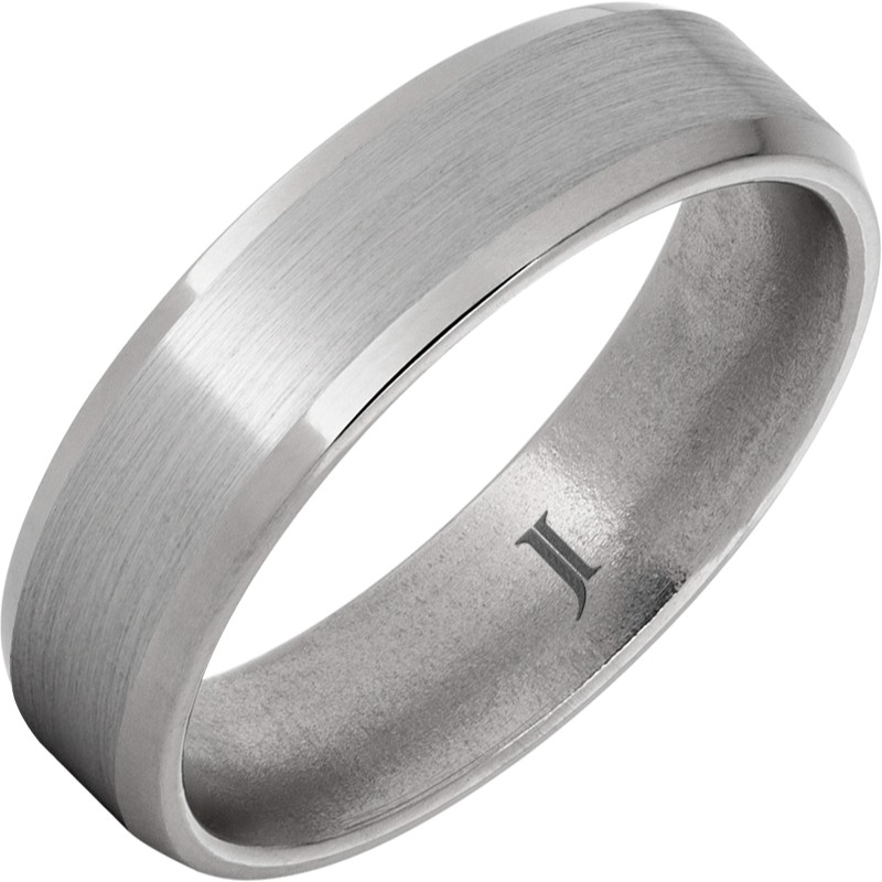 Aerospace Grade Titanium&trade; Ring With Beveled Edges