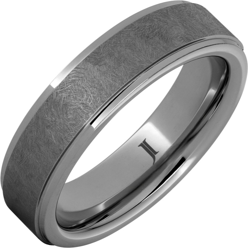 The Sentinel - Rugged Tungsten&trade; Hand Textured Ring