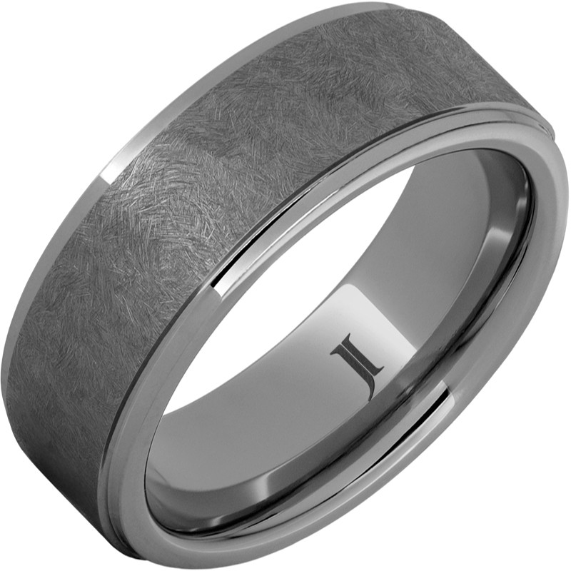 The Sentinel - Rugged Tungsten&trade; Hand Textured Ring