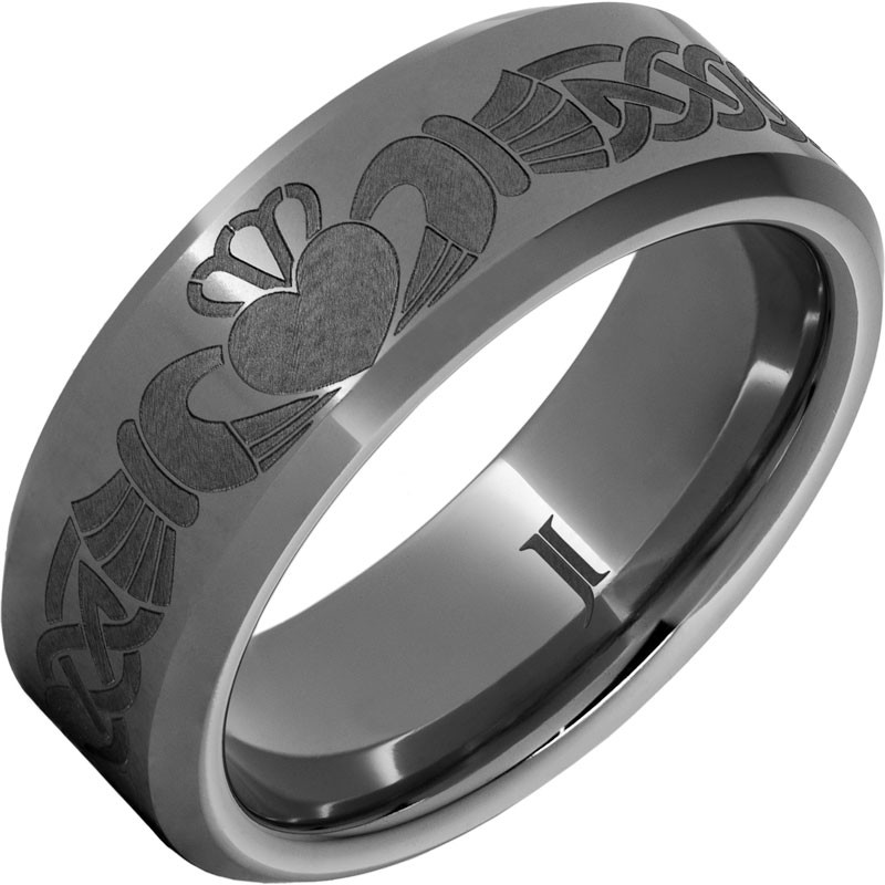 Rugged Tungsten&trade; Claddagh Ring