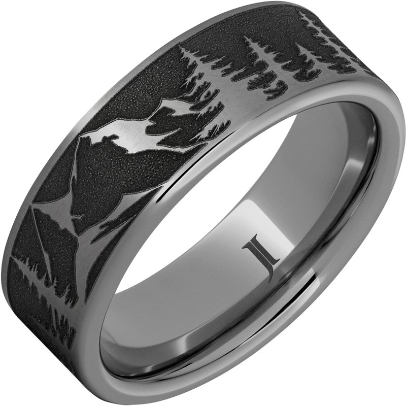 Rugged Tungsten&trade; Mountain Pine Forest Ring