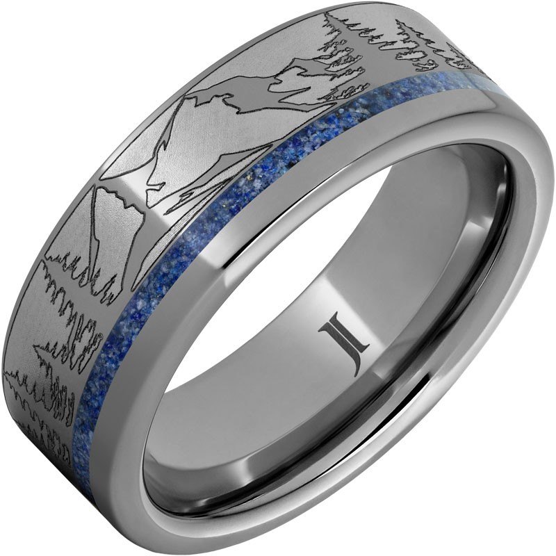 Rugged Tungsten&trade; Mountain Pine Lapis Ring