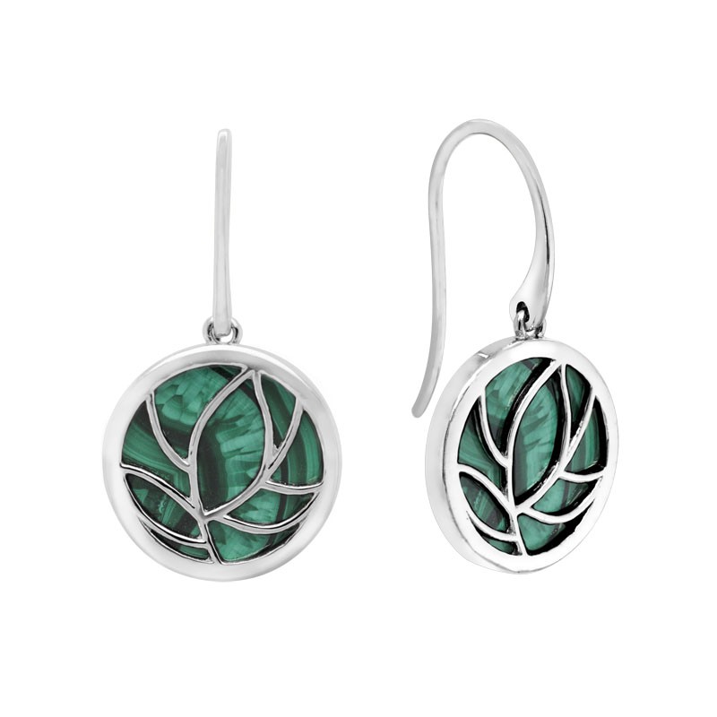 Malachine Dangle Earrings