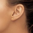 Gold Ball Post Earrings