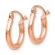 Rose Gold Hoops