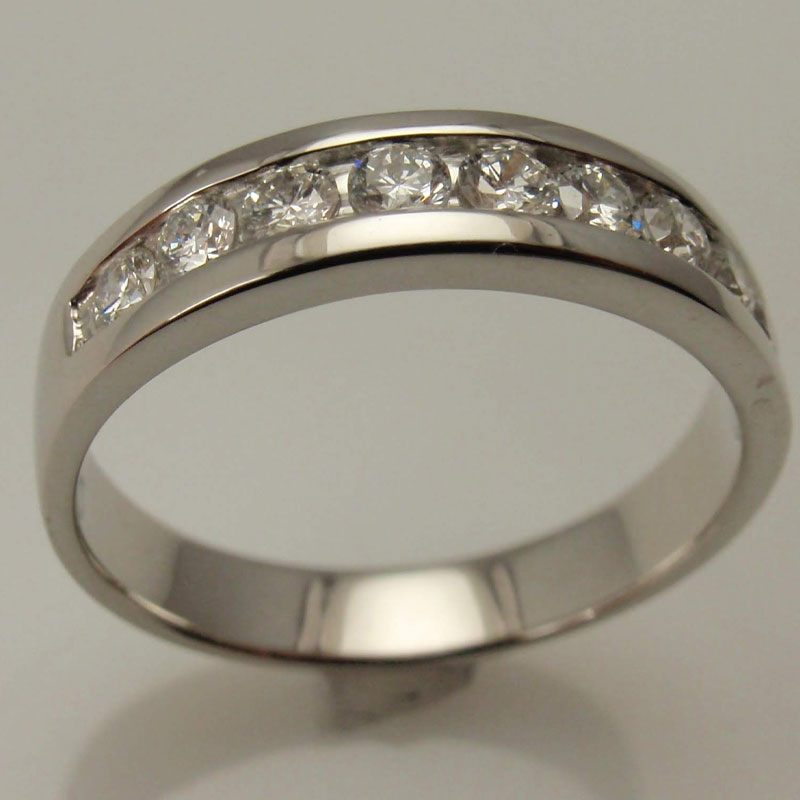 Custom Diamond Channel Band