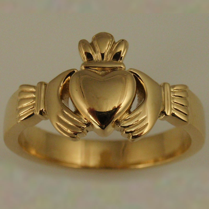 Custom 14KY Claddagh Ring