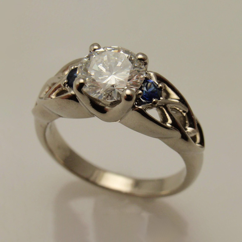 Custom Celtic Engagement Ring