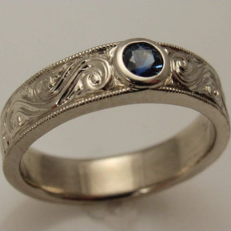 Custom Sapphire Band Ring