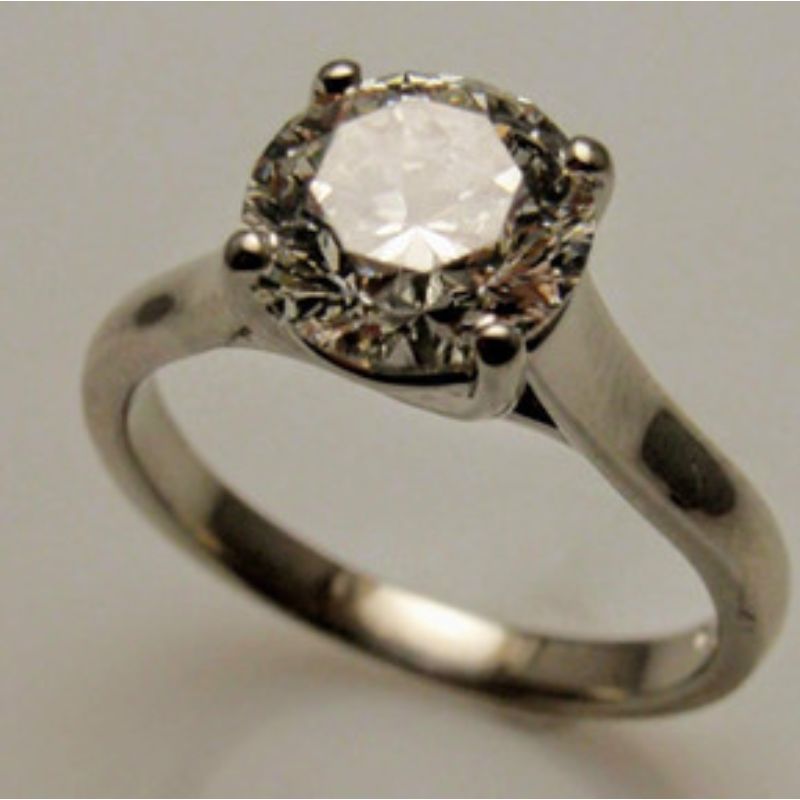 Custom Diamond Solitaire Ring