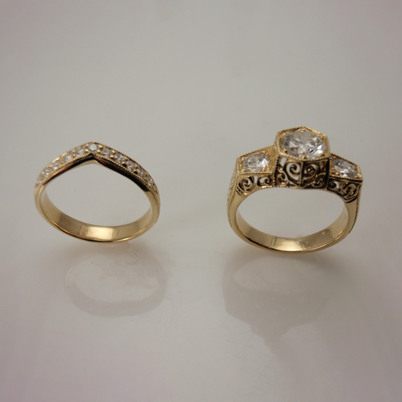 Custom Vintage Wedding Set