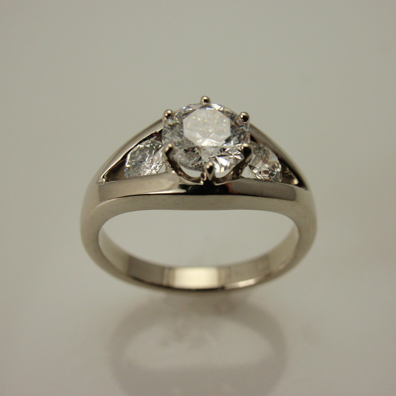 Custom Three Stone Ring