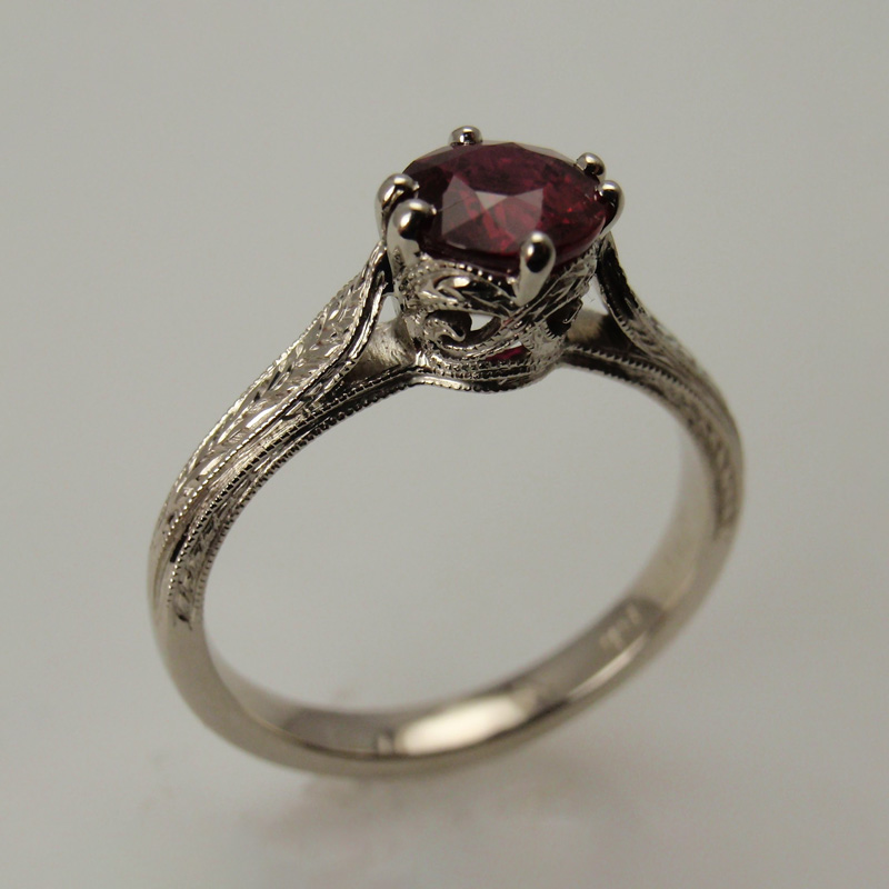 Custom Vintage Gemstone Ring