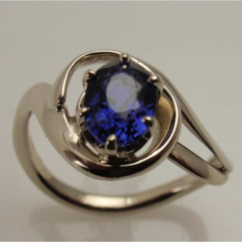 Custom Oval Sapphire Ring