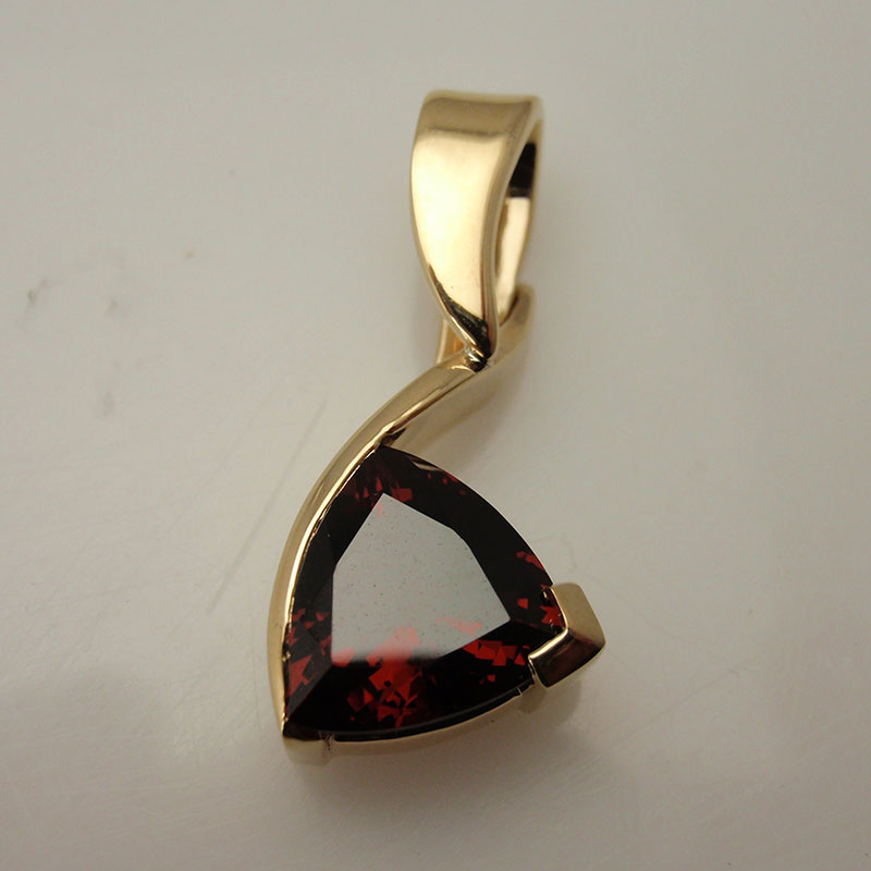 Custom Garnet Pendant