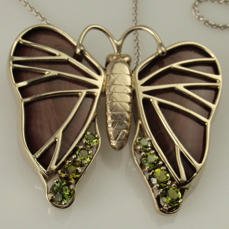 Custom Butterfly Pendant