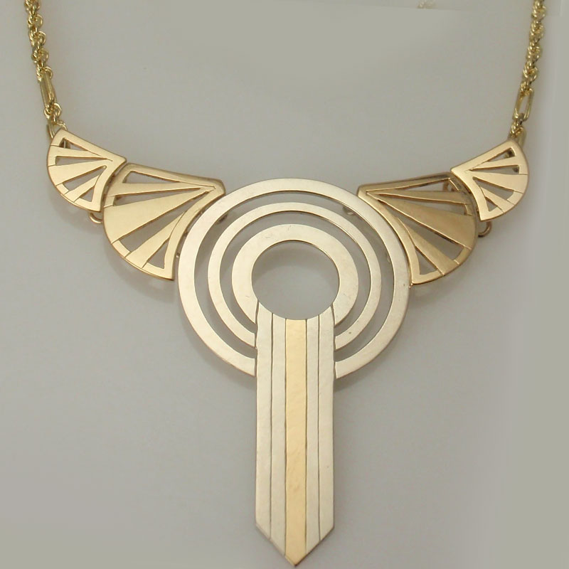 Custom Art Deco Necklace