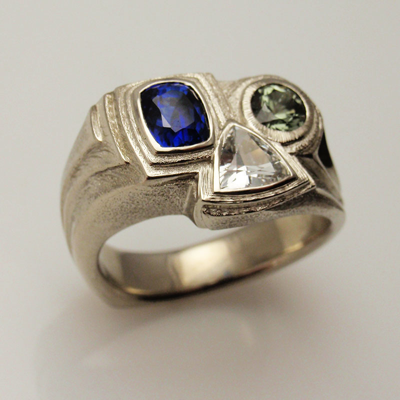 Custom Art Deco Ring