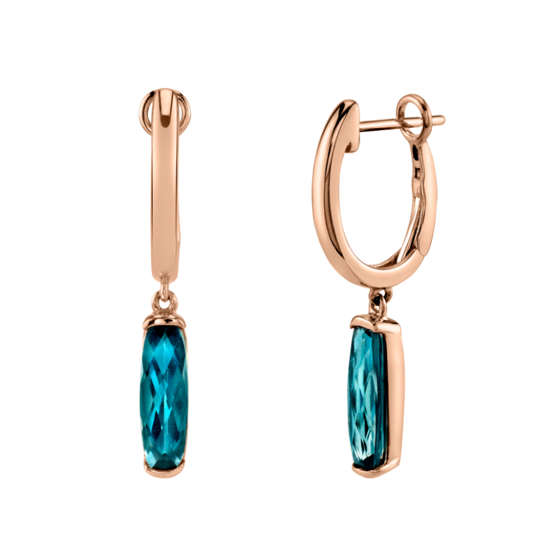 London Blue Topaz Earrings